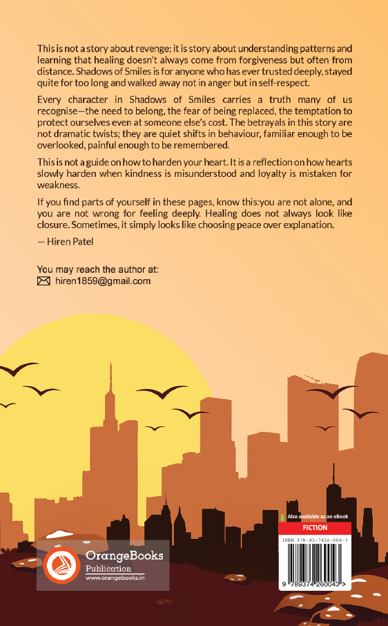 Back cover of Shadows of Smiles